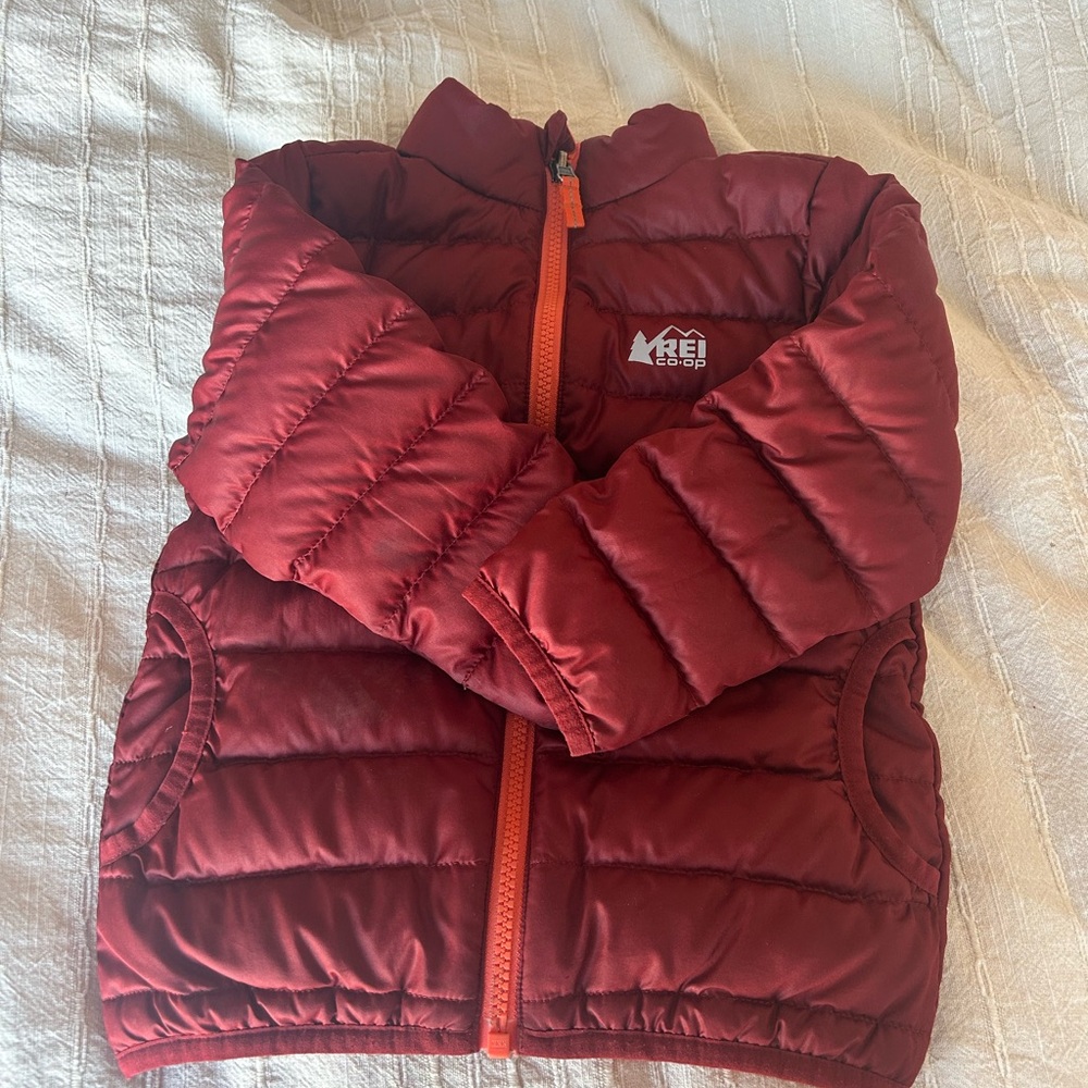 REI reversible down jacket